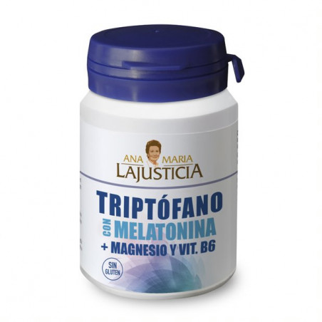 TRIPTÓFANO CON MELATONINA + MAGNESIO E VITAMINA B6