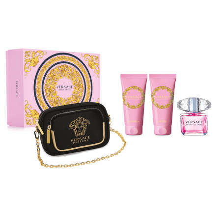 COFFRET BRIGHT CRYSTAL EAU DE TOILETTE 90 ML + GEL DOUCHE 100 ML + LOCION DU CORPS 100 ML + NECESSAIRE