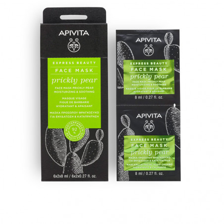 APIVITA EXPRESS BEAUTY FACE MASK PRICKLY PEAR  2X8ML