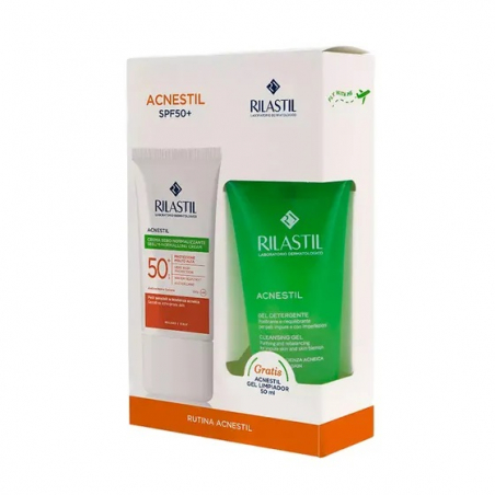 SUN SYSTEM ACNESTIL SPF50+ 40 ML + ACNESTIL GEL 50 ML DE REGALO