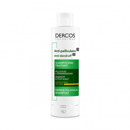 DERCOS ANTIPELLICULAIRE SHAMPOOING CHEVEUX SECS