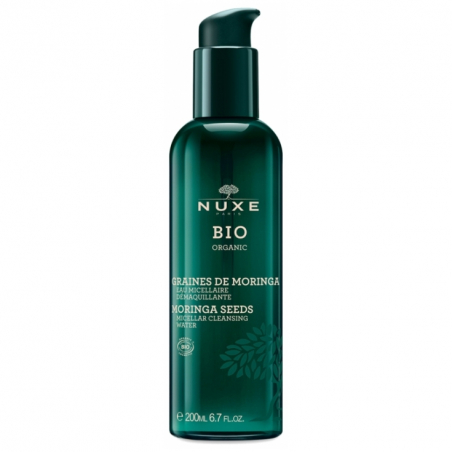 NUXE BIO EAU MICELLAIRE DÉMAQUILLANTE GRAINES MORINGA 200 ML