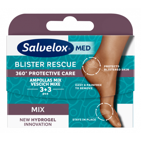 BLISTER RESCUE MIX BLISTER PANSEMENTS 3+3 UNITÉS