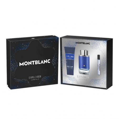 SET MONT BLANC EXPLORER ULTRA BLUE