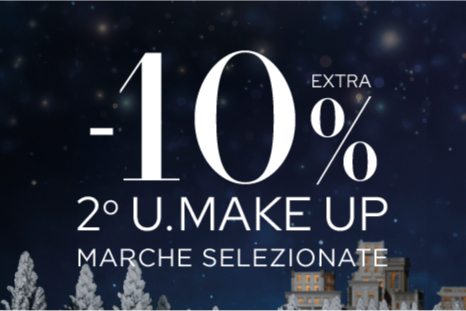 -10% EXTRA PER 2 PEZZI DI MAKE UP marche selezionate