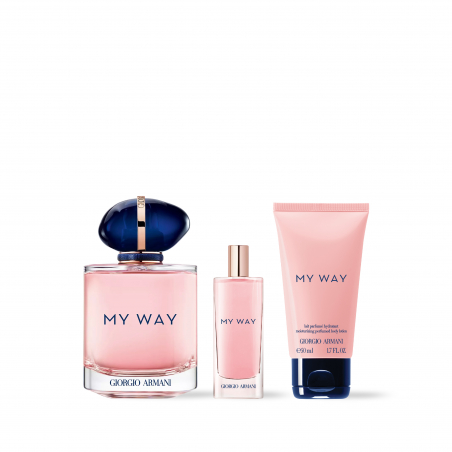 CAIXA NATAL MY WAY EAU DE PARFUM COM LOÇÃO CORPORAL