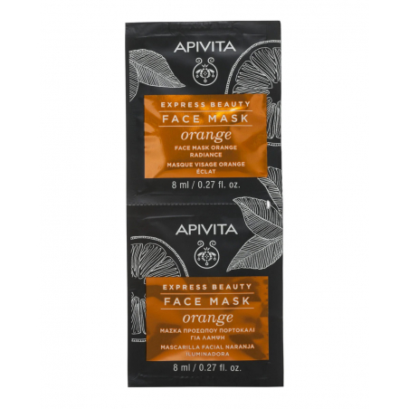 APIVITA EXPRESS BEAUTY FACE MASK ORANGE  2X8ML