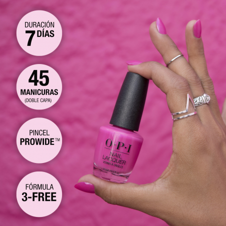 Opi Nail Lacquer Verniz para unhas com duração até 7 dias