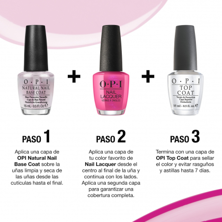 Opi Nail Lacquer Verniz para unhas com duração até 7 dias