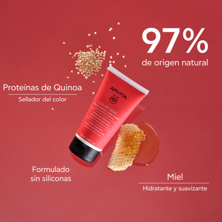 Condicionador Fixador De Cor Com Proteína De Quinoa E Mel