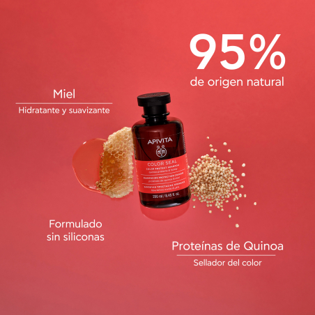 COR DE CHAMPÔ PROTEJA QUINOA E MEL 250ML