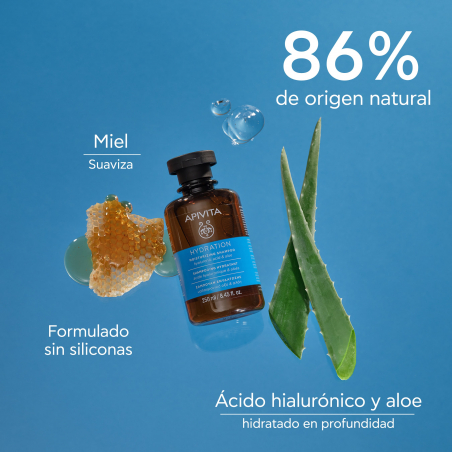 SHAMPOO HIDRATANTE ÁCIDO HIALURÓNICO E ALOE 250ML