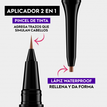 BROW BLADE LÁPIS PARA SOBRANCELHAS 2 EM 1