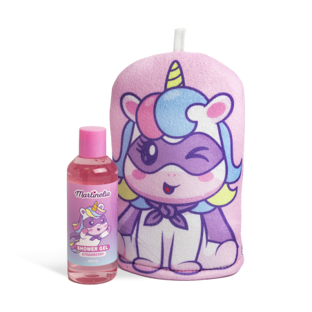 Caixa Little Unicorn Bath Set With Bath Glove