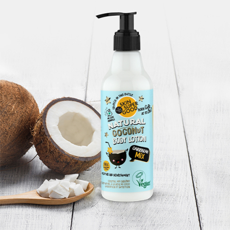 Loção Corporal Natural de Coco Caribbean Mix