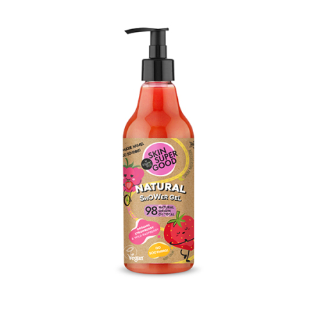 Gel de Duche Natural de Morango Go Soothing