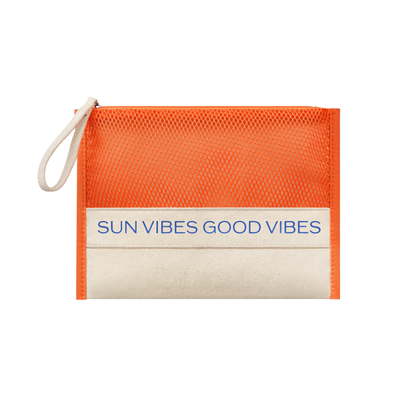 Shiseido Mesh Beach Pouch