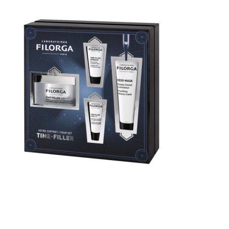 Caixa Time Time Filler Creme 5xp + Sérum  + Contorno de Olhos + Máscara Meso