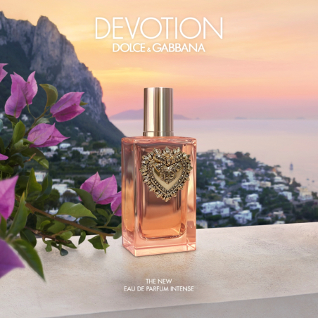 Caixa Devotion Eau de Parfum Intense y Tamanho de Viagem