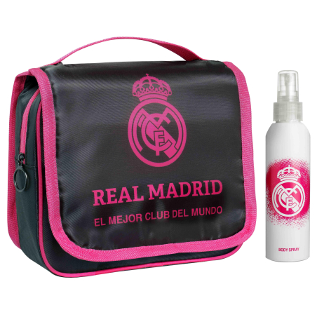 Real Madrid Saco De Toilette Feminino Com Colónia De Corpo