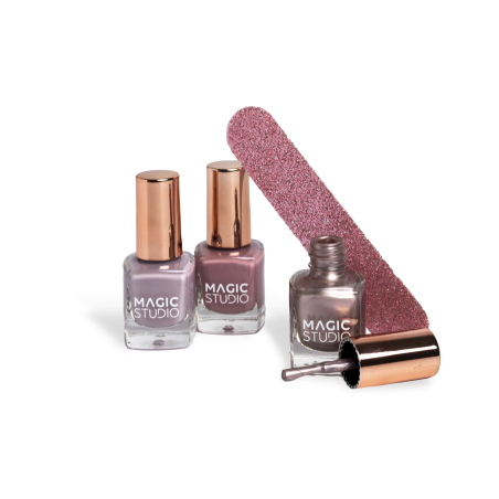 Rose Quartz Nail Trio Caixa