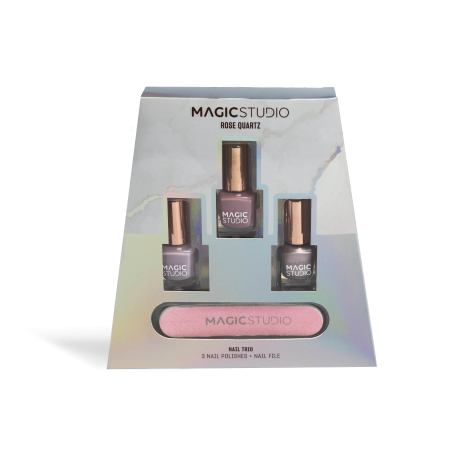 Rose Quartz Nail Trio Caixa