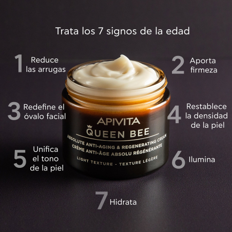 Queen Bee Creme Regenerador Anti-Idade Textura Ligeira Absoluta