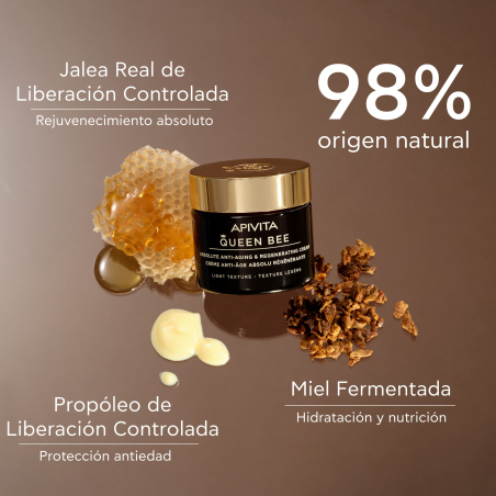 Queen Bee Creme Regenerador Anti-Idade Textura Ligeira Absoluta