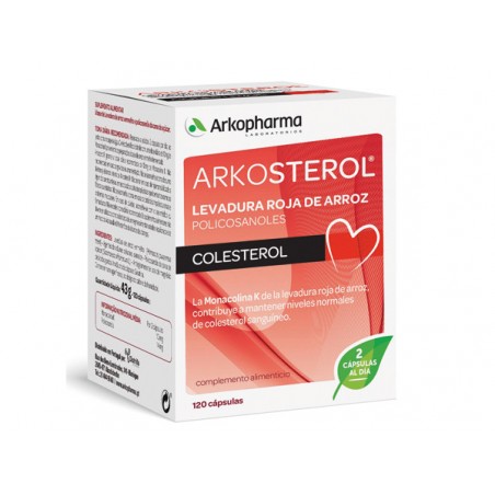 ARKOSTEROL LEVADURA ROJA DE ARROZ 120 CÁPSULAS