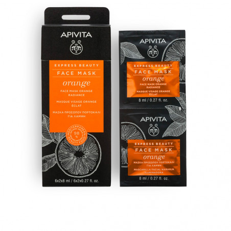 APIVITA EXPRESS BEAUTY FACE MASK ORANGE  2X8ML