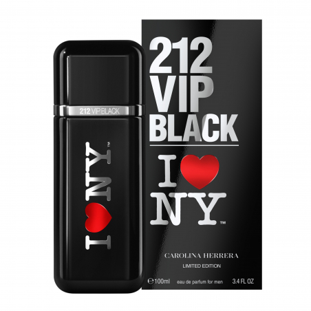 212 VIP MEN BLACK I LOVE NY EDP EDIÇÃO LIMITADA