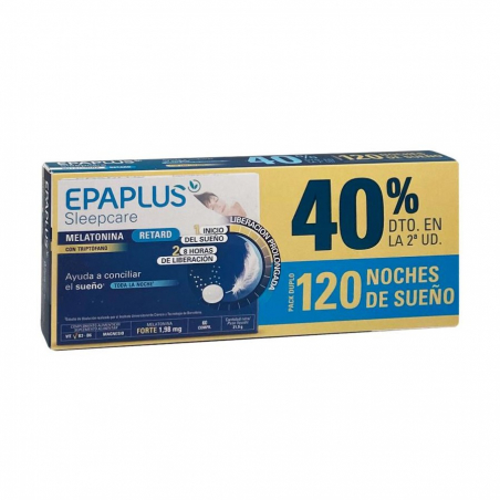 EPAPLUS SLEEPCARE MELATONIN RETARD 40% DESCONTO NA 2ª UNIDADE