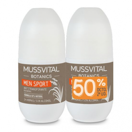 DESODORIZANTE MUSSVITAL BOTANICS SPORT MEN