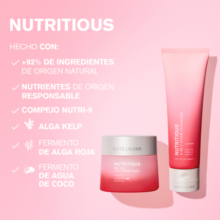 NUTRITIOUS ESPUMA LIMPIADORA 2 EN 1 FOAM CLEANSER