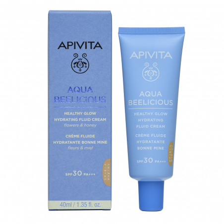 AQUA BEELICIOUS HEALTHY GLOW  SPF 30 CON COLOR