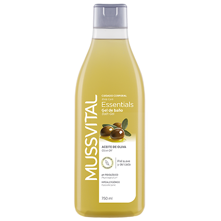 MUSSVITAL ESSENTIALS GEL DE BANHO DE AZEITONA